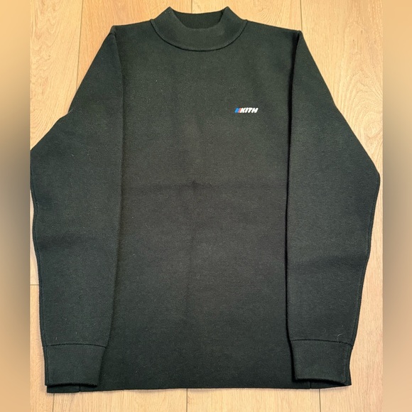 Kith x BMW Knit Mock Neck Sweater – Vitality Black – XS – NWT